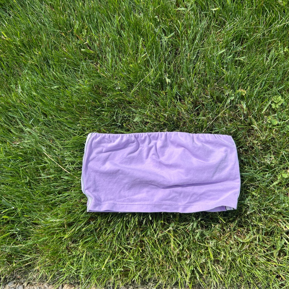 Aerie Lavender Cotton Tube Top